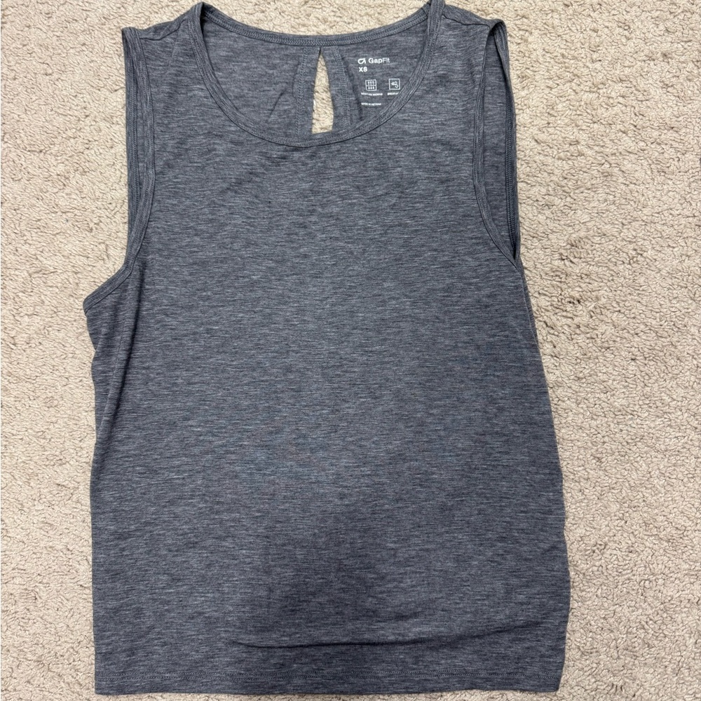 GAP Women's Charcoal Gray Tank Top